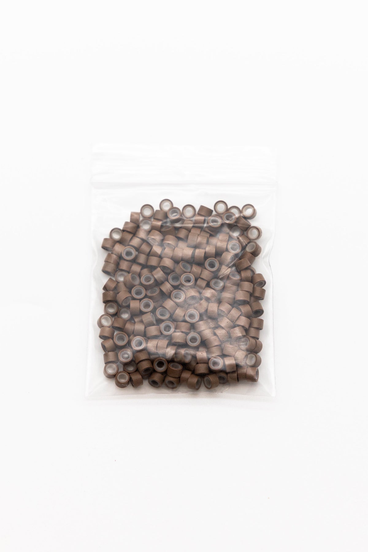 Silicone-Lined Micro Ring Hair Extension Beads