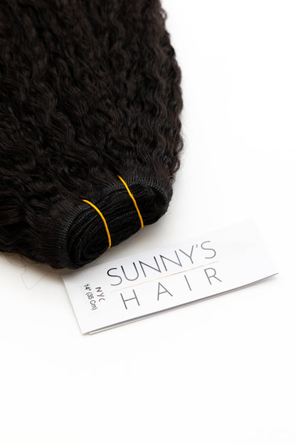 Natural Yaki Curly Virgin Indian Hair