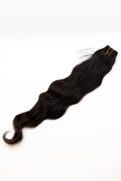 22" Wavy Hand Tied Virgin Indian Hair