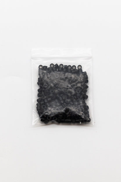 Silicone-Lined Micro Ring Hair Extension Beads