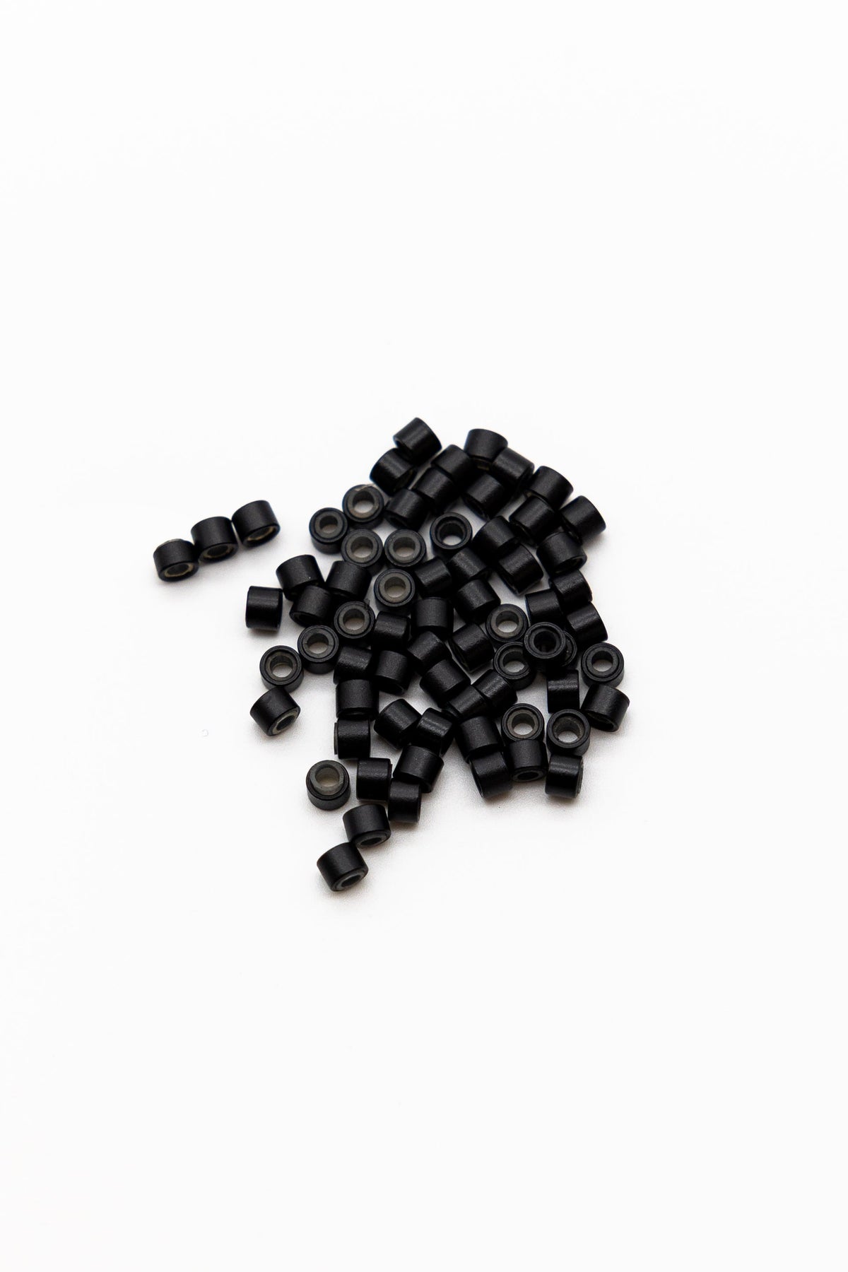 Silicone-Lined Micro Ring Hair Extension Beads