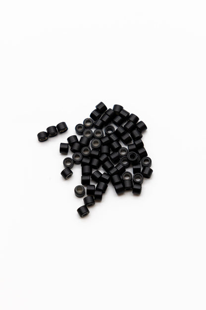 Silicone-Lined Micro Ring Hair Extension Beads