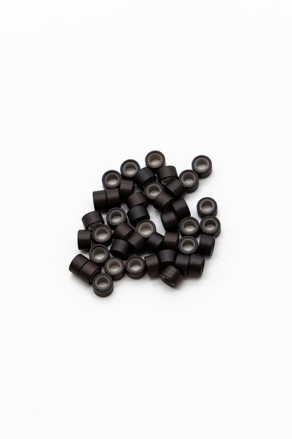 Silicone-Lined Micro Ring Hair Extension Beads