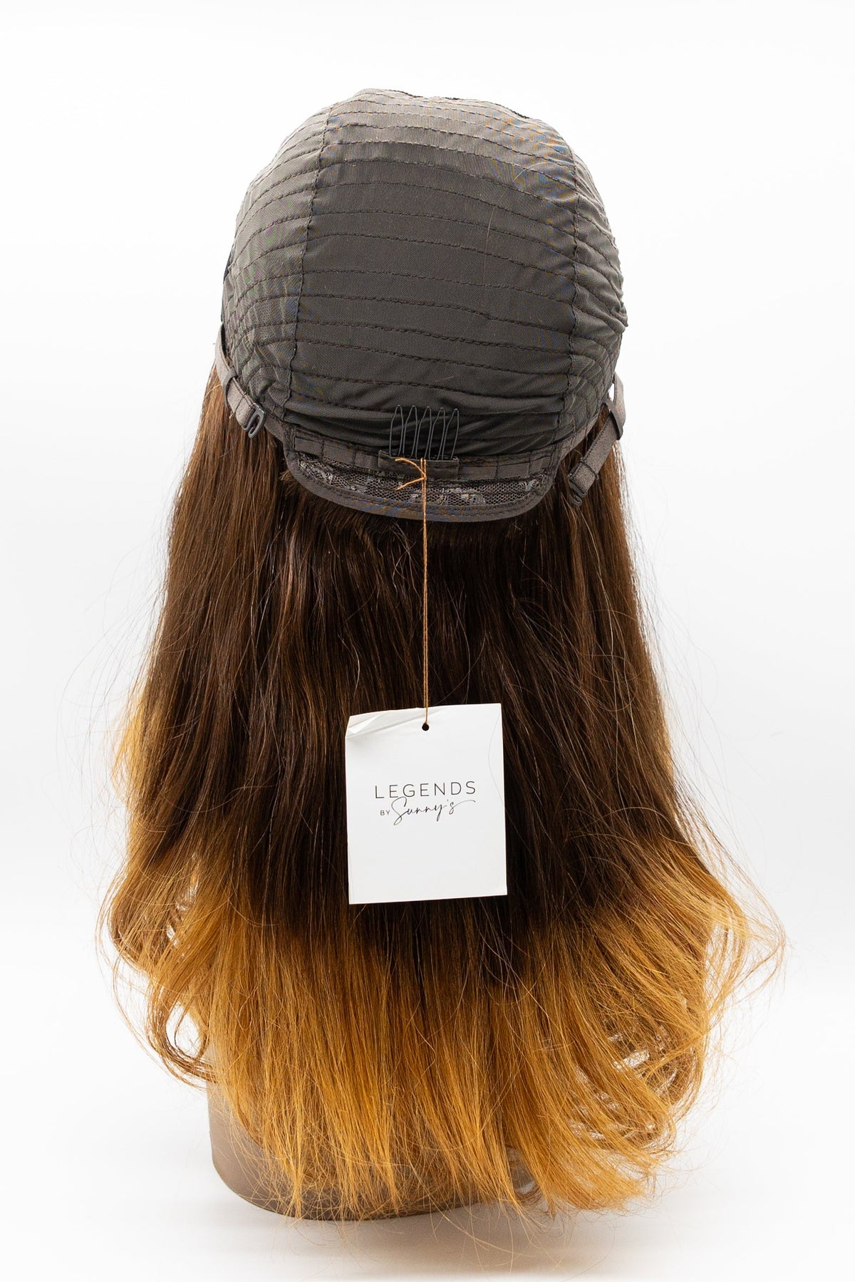 DS069 – Brown to Honey Blonde Ombré Lace Front Wig