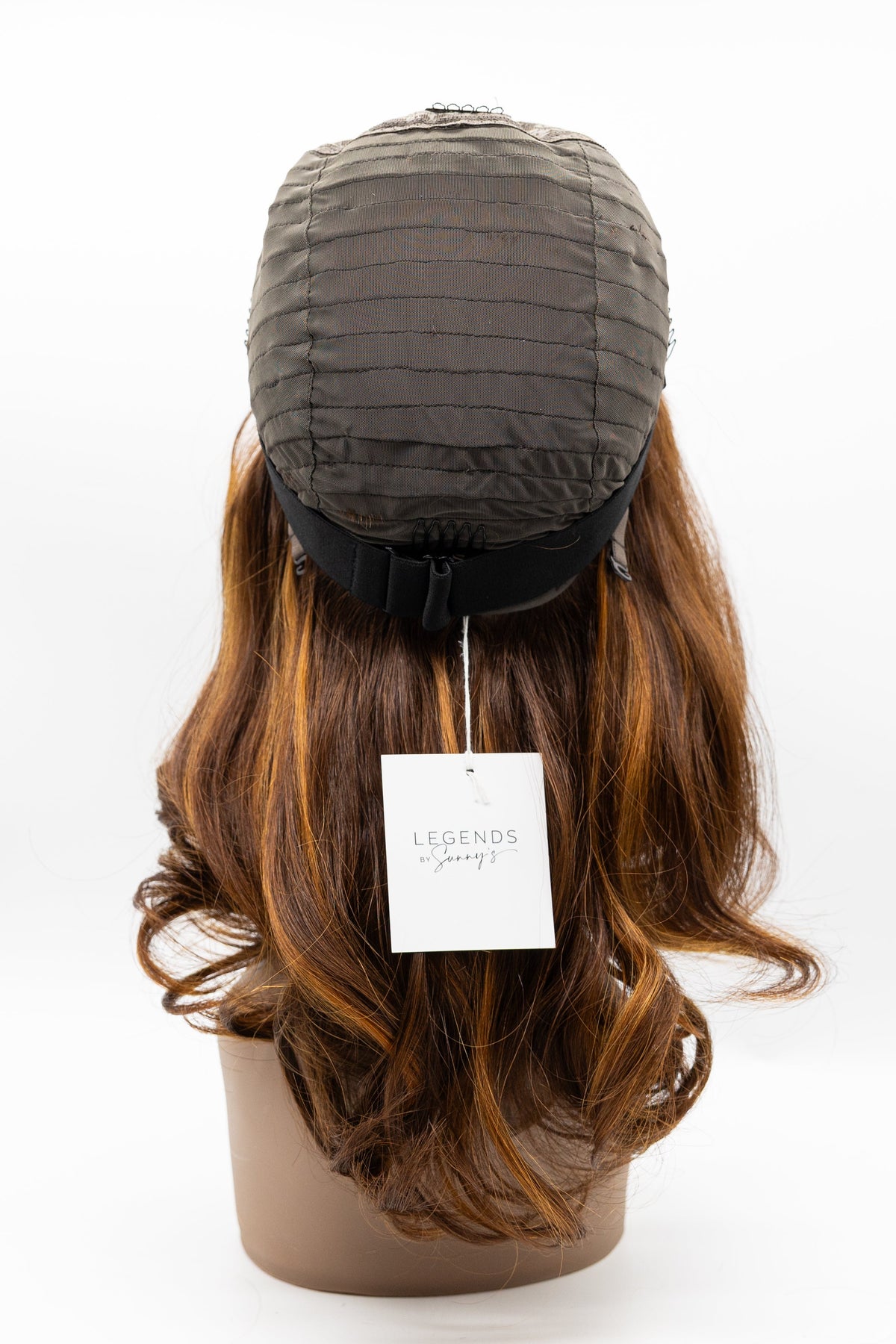 XY1099 – Chestnut Brown with Blonde Highlights Lace Front Wig