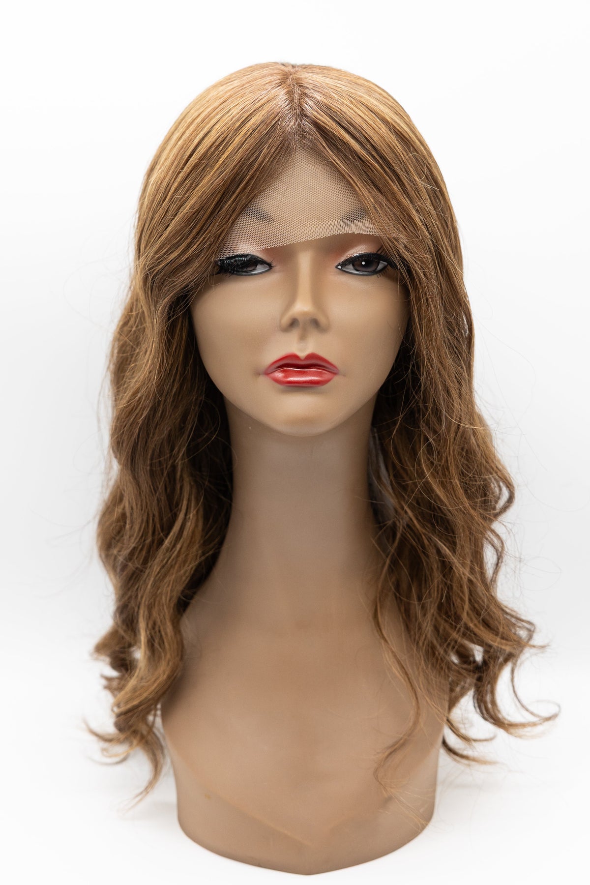 Chandler – Golden Brown with Blonde Highlights Lace Front Wig