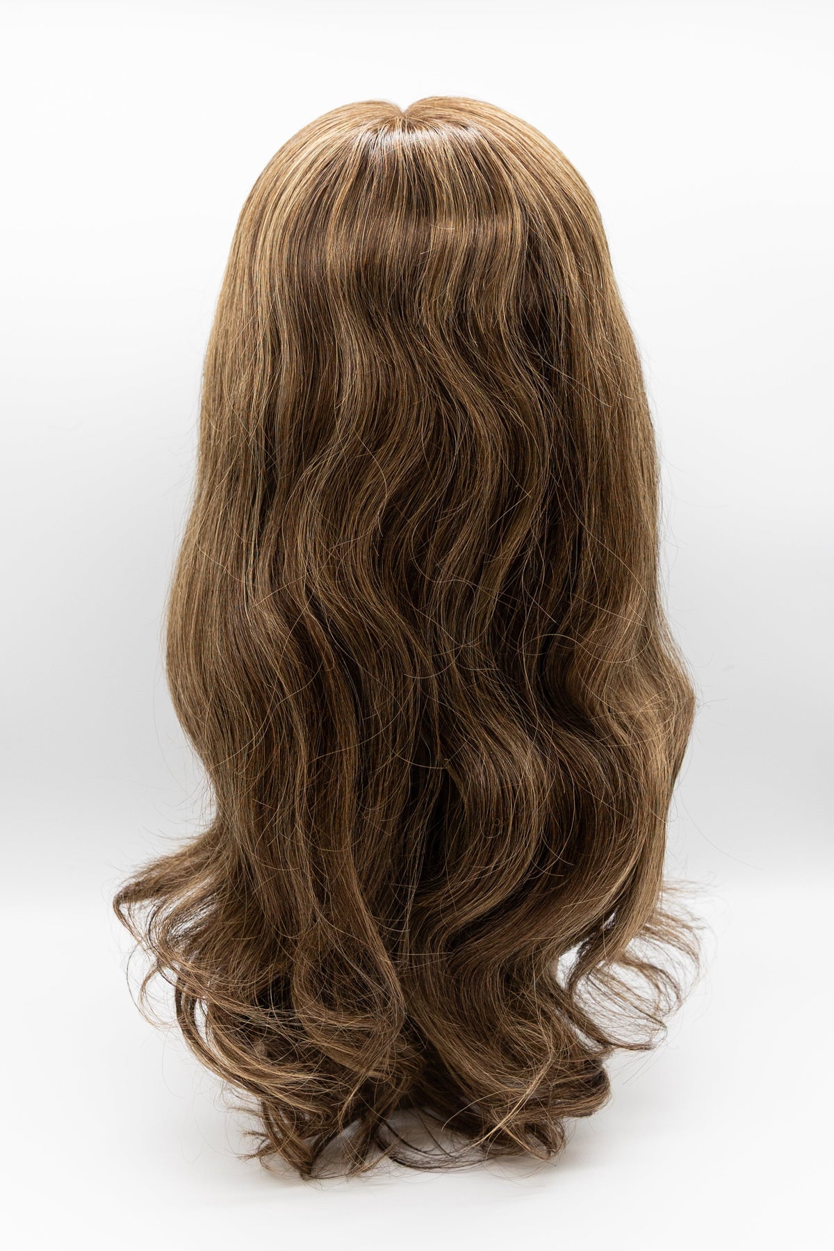 T3/8 – Toffee Brown Blonde Highlight Body Wave Lace Front Wig 16"