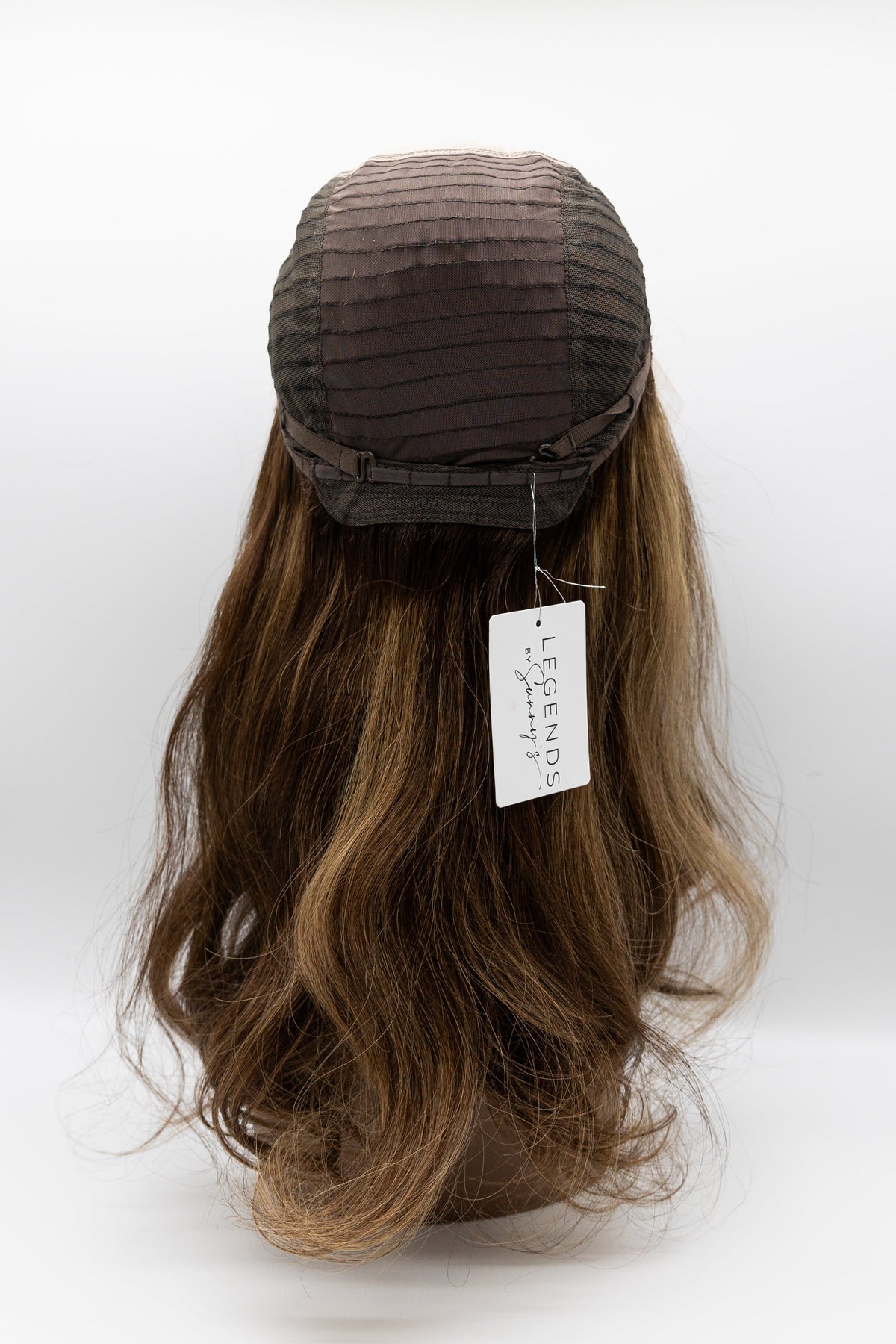 T3/8 – Toffee Brown Blonde Highlight Body Wave Lace Front Wig 16"