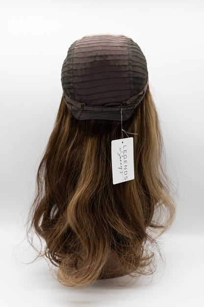 T3/8 – Toffee Brown Blonde Highlight Body Wave Lace Front Wig 16"