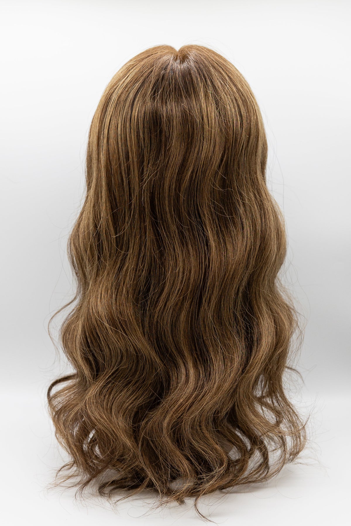 Arizona – Warm Brown Caramel Highlight Body Wave Lace Front Wig 16"